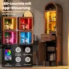 Merax Badezimmerschrank mit LED, Badschrank Hochschrank mit Produktbild-Vorschau 7