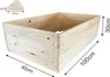 Lermowoood Hochbeet aus Holz 100x40x30 cm Natur – Produktbild-Vorschau 3