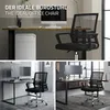Ergonomická kancelářská židle ML-Design, černá, výškově Náhled obrázku produktu 6