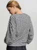Urban Classics Ladies Oversize Stripe Pullover black/white Náhled obrázku produktu 2