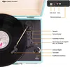 Denver VPL-120BLUE, Niebieski, 33 1/3,45,78 RPM, obrotowy, Podgląd zdjęcia produktu 8