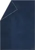 A folded dark blue blanket on a white background. Produktbild-Vorschau