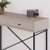 Marckeric - Beistelltisch Titan - Grau - 110x35x85cm Produktbild-Vorschau 4