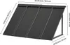 A black metal awning with dimensions indicated by text overlays. Anteprima dell’immagine prodotto