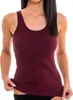 Damen Tank Top aus Baumwolle bordeaux Produktbild-Vorschau