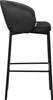 ML-Design set di 4 sgabelli da bar in tessuto antracite Anteprima dell’immagine prodotto 3