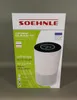 The image shows the packaging of an air purifier. The packaging is mostly white and green, with a picture of the air purifier on the front. Náhľad obrázku produktu