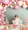122 Stück Rosa Luftballons Ballons Ballon Bogen Girlande Produktbild-Vorschau 4