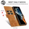 Galaxy S23 Ultra Kožené pouzdro s funkcí stojánku a držákem Náhled obrázku produktu 4