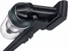 A close-up, angled view of a black and gray handheld vacuum cleaner against a white background. Produktbild-Vorschau