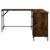Schreibtisch Räuchereiche 141x141x75 cm Holzwerkstoff Produktbild-Vorschau 5