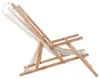 vidaXL Strandstuhl Klappbar Stoff und Massivholz Mehrfarbig Produktbild-Vorschau 5