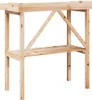 vidaXL Pflanztisch mit Ablage 78x38x82,5 cm Massivholz Produktbild-Vorschau 6