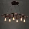 Retro E27 stropní světlo Vintage 6 kol přívěsek stropní Náhled obrázku produktu 9