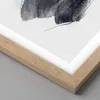 Gerahmtes Poster - Rahmen in heller Eiche - Blau Grau Produktbild-Vorschau 2
