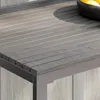 home24 Gartenküchentisch - Aluminium / Kunststoff - Schwarz Produktbild-Vorschau 3