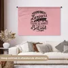 MuchoWow® Wandteppich Wandbehang Sommer - Zitat - Rosa Produktbild-Vorschau 2