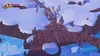 A scene from a video game showing characters on a snowy bridge. Produktbild-Vorschau