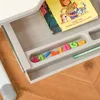 HOMCOM Schreibtisch- und Stuhl-Set für Kinder ab 6 Jahren, Produktbild-Vorschau 9