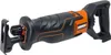 A black and orange reciprocating saw is shown against a white background. Voir les images du produit