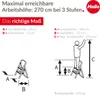 Hailo K70 StandardLine Alu-Klapptritt-Leiter - 3 große Produktbild-Vorschau 7
