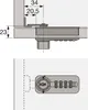 Hettich Zahlenschloss mit Riegel - Fixcode Schrankschloss Produktbild-Vorschau 5