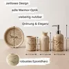 Badaccessoires Deko-Set 4-tlg. aus Epoxidharz , Produktbild-Vorschau 8
