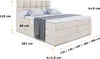 ALTDECOR Boxspringbett mit Matratze und Lattenrost  - RICAR Produktbild-Vorschau 7