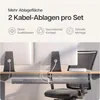 Desktronic kanał kablowy na biurko, 2x43cm, wysokiej Podgląd zdjęcia produktu 5