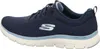 A side view of a navy blue Skechers shoe. Voir les images du produit