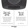 Close-up of a black motion sensor with informational diagrams and text. Podgląd zdjęcia produktu