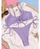 Zweiteiliger Badeanzug - Bikini - mit Rüschen - trägerloses Produktbild-Vorschau 10