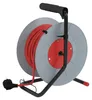 Prodlužovací kabel na bubnu 20 m / 4 zásuvky / červený / PVC / 230 V / 1 mm2 Náhled obrázku produktu