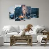 Bild auf Leinwand - Leinwandbild - 4 Teile - Lauterbrunnen Produktbild-Vorschau 6