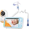 Babyphone avec PTZ, babyphone 5 pouces, caméra avec écran Voir les images du produit 1