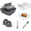 Backform Heißluftfritteuse Zubehör 8-tlg set Produktbild-Vorschau 2