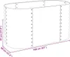 vidaXL Grządka stalowo-szara 160x80x81 cm Grządka warzywna Podgląd zdjęcia produktu 15
