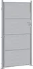 vidaXL Gartentor 85 x 174 cm Edelstahl Silber Abschließbar Produktbild-Vorschau 4