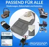 MONZANA® Chancelière universelle avec chauffe-mains pour Voir les images du produit 2