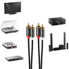 deleyCON 7,5m Cinch RCA HiFi Audio Kabel, vergoldete Produktbild-Vorschau 3