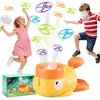Frisbee Spielzeug Kinder Outdoor Set mit Werfer & 8 Produktbild-Vorschau 1