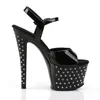 PLEASER STARDUST-709 Plateau Sandalette mit Strass Produktbild-Vorschau 5