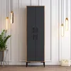 Skye Decor, Berlin A - ořech, antracit, skříňky na boty, Náhled obrázku produktu 2