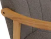 Houpací křeslo HWC-K10, polohovatelné, dřevo  látka/textil Náhled obrázku produktu 13