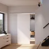 Holzschiebetür, Weiß, 900x2150 mm, Komplettset, Produktbild-Vorschau 1