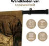 MuchoWow® Wandteppich Wandbehang Mädchen kniend bei einer Produktbild-Vorschau 3