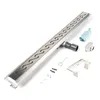 Duschrinne Wellen 700x70mm Ablaufrinne Duschrost mit Produktbild-Vorschau 2