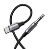 Ugreen 30633 audio cable 1 m 3.5mm USB Type-C Black, Silver Produktbild-Vorschau 2