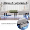 Letto galleggiante 160x200 nero, letto in metallo con LED Anteprima dell’immagine prodotto 11