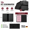 10x KFZ-Scheinhülle Schwarz Ausweishülle Fahrzeugschein Produktbild-Vorschau 2
